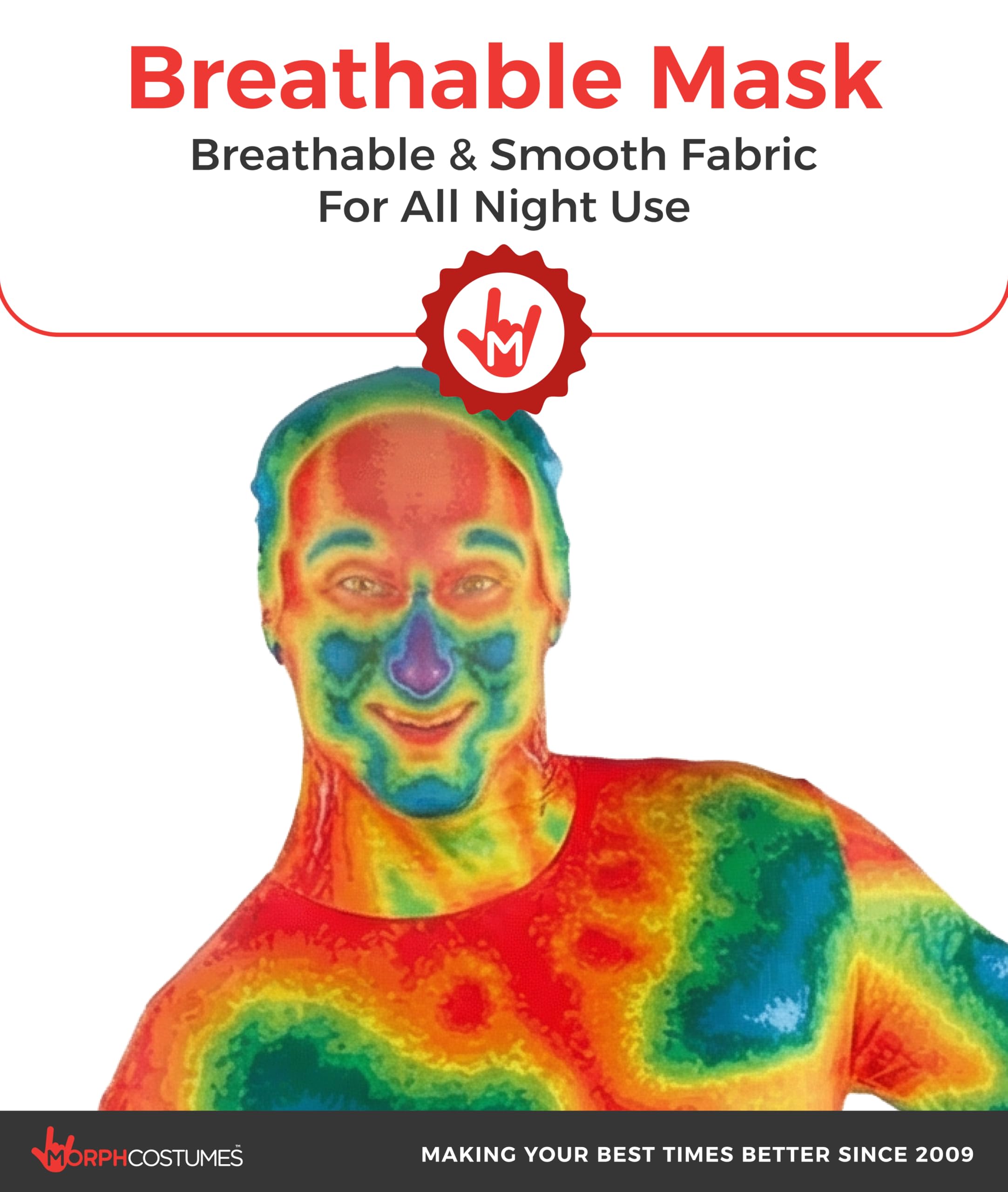 Morphsuits Morph Adults Infrared, Mens Infrared, Morph Suits Adults, Scary Body Suit Costume - Image 4