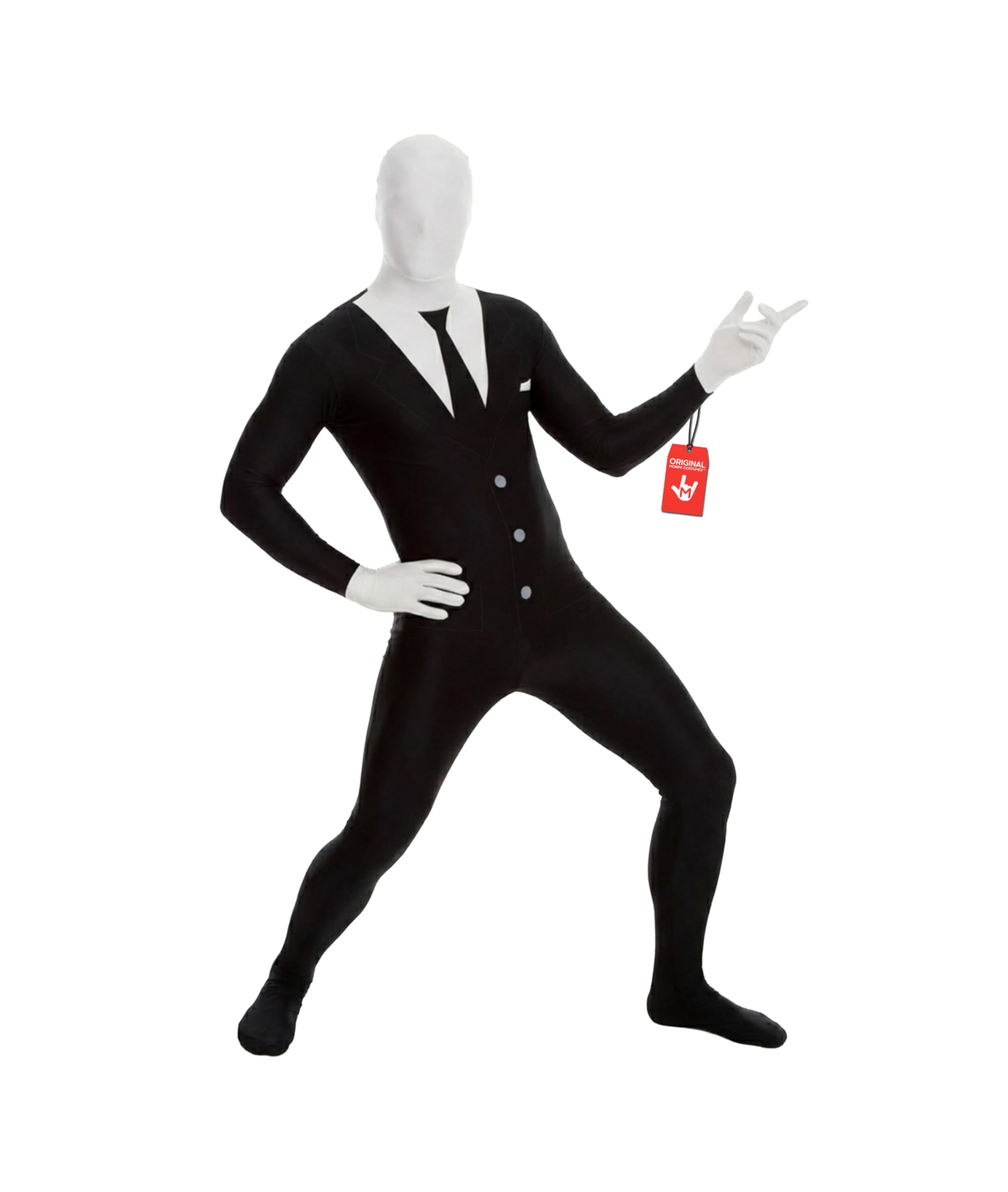 Morphsuits Morph Slenderman Costume Adult, Slenderman Costume Adult Men, Scary Morph Suit, Tuxedo Adults