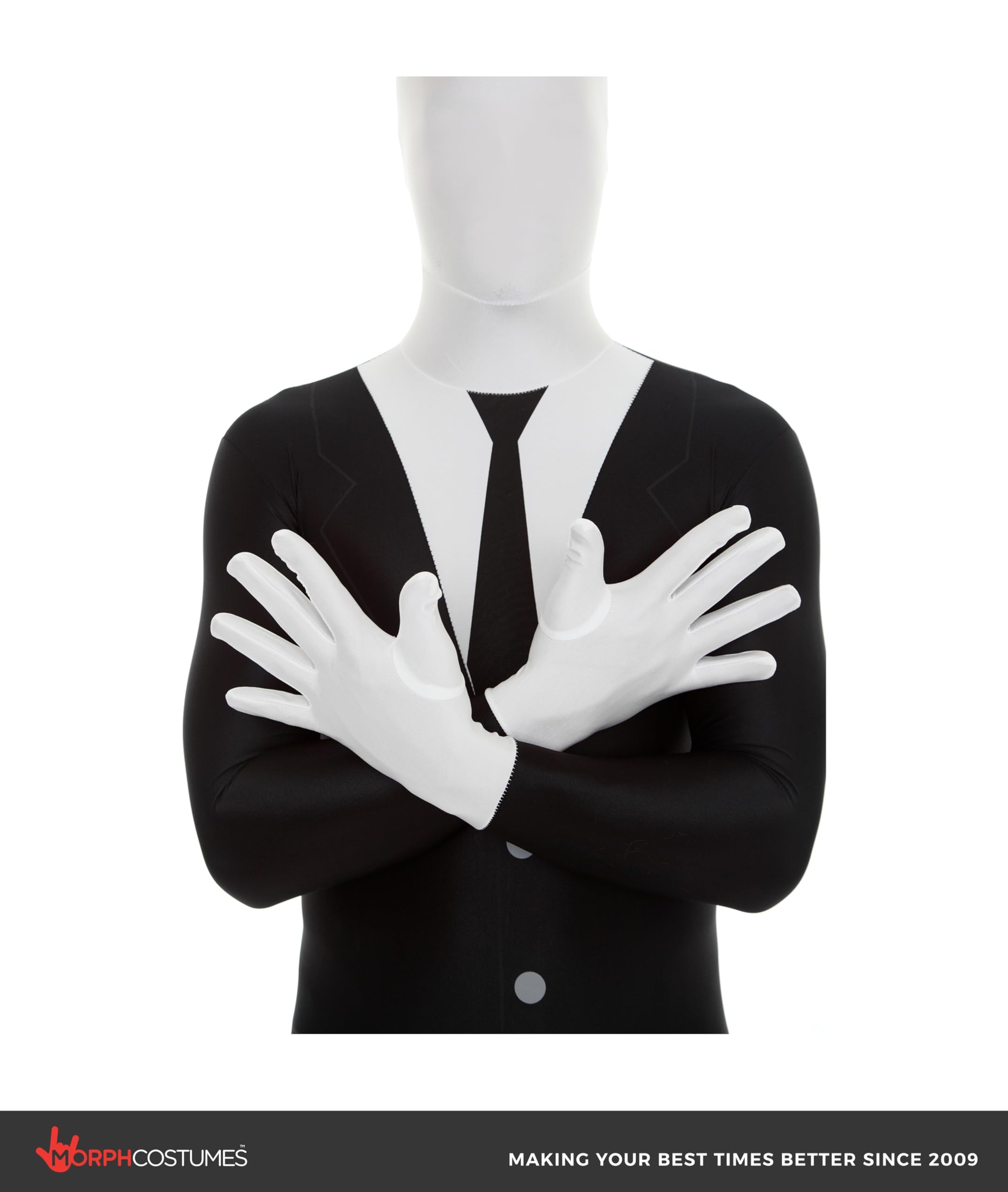 Morphsuits Morph Slenderman Costume Adult, Slenderman Costume Adult Men, Scary Morph Suit, Tuxedo Adults - Image 4