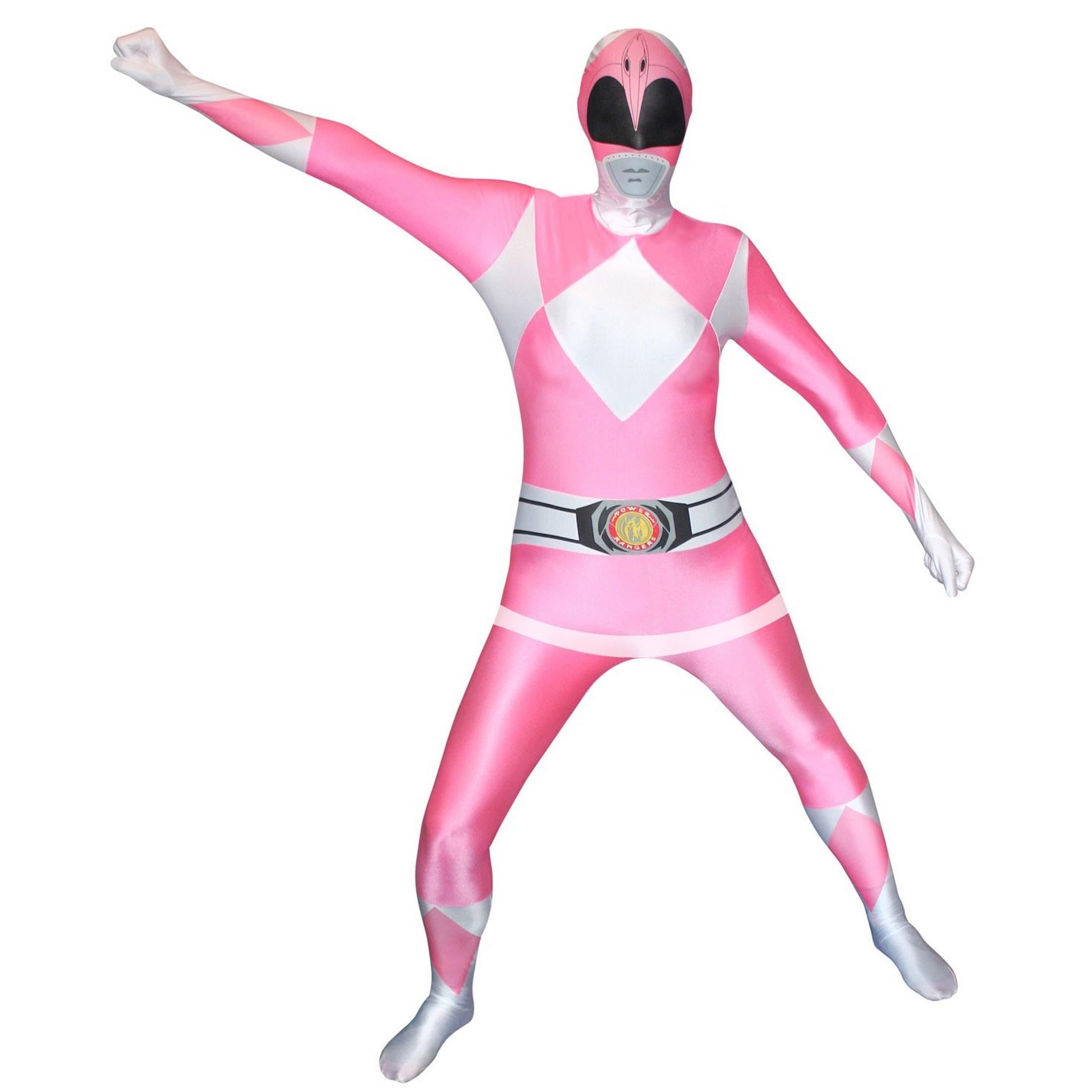 Morphsuits Pink Power Ranger Costume Adult Men, Power Ranger Costume Adult, Funny Costumes for Adults - Image 8