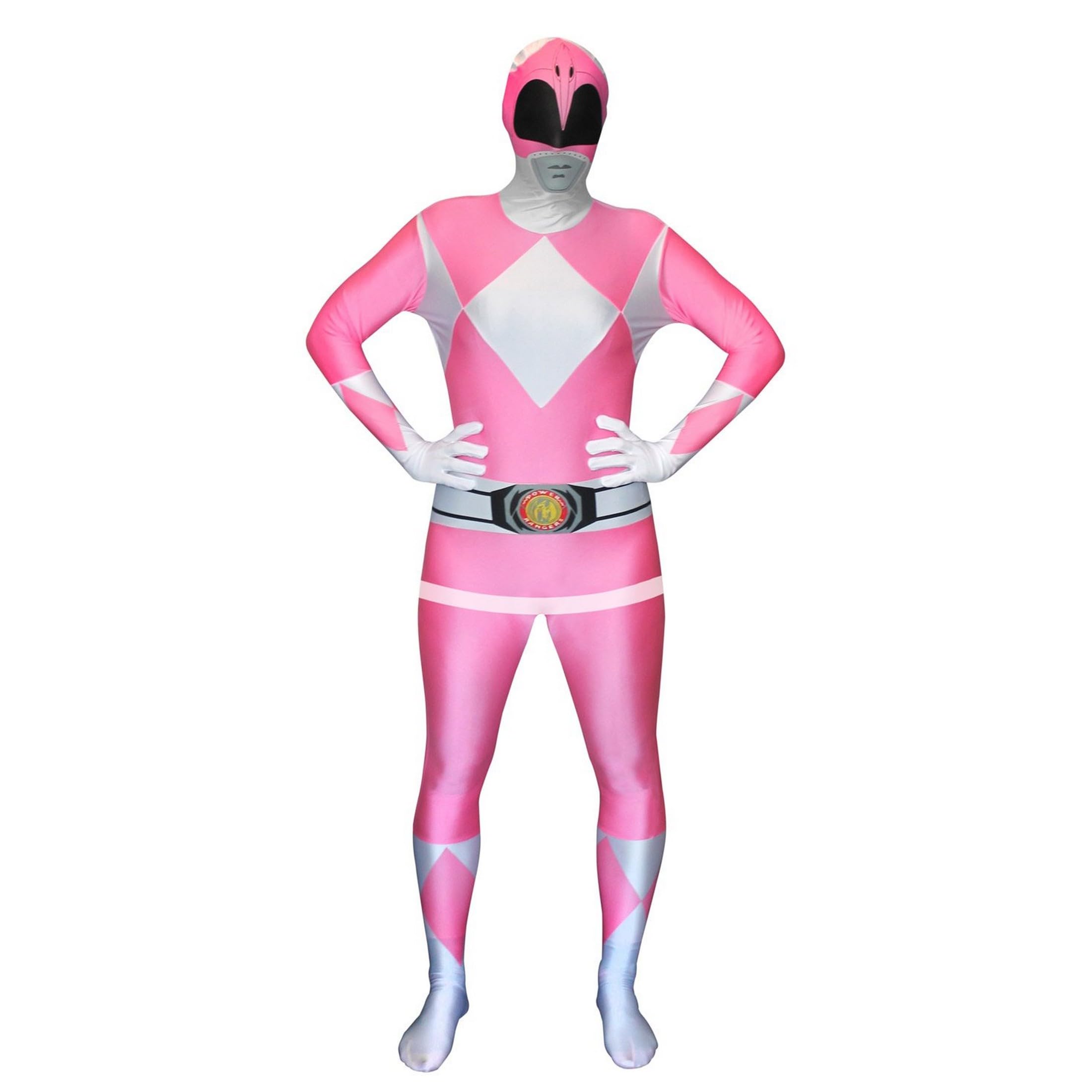 Morphsuits Pink Power Ranger Costume Adult Men, Power Ranger Costume Adult, Funny Costumes for Adults - Image 9