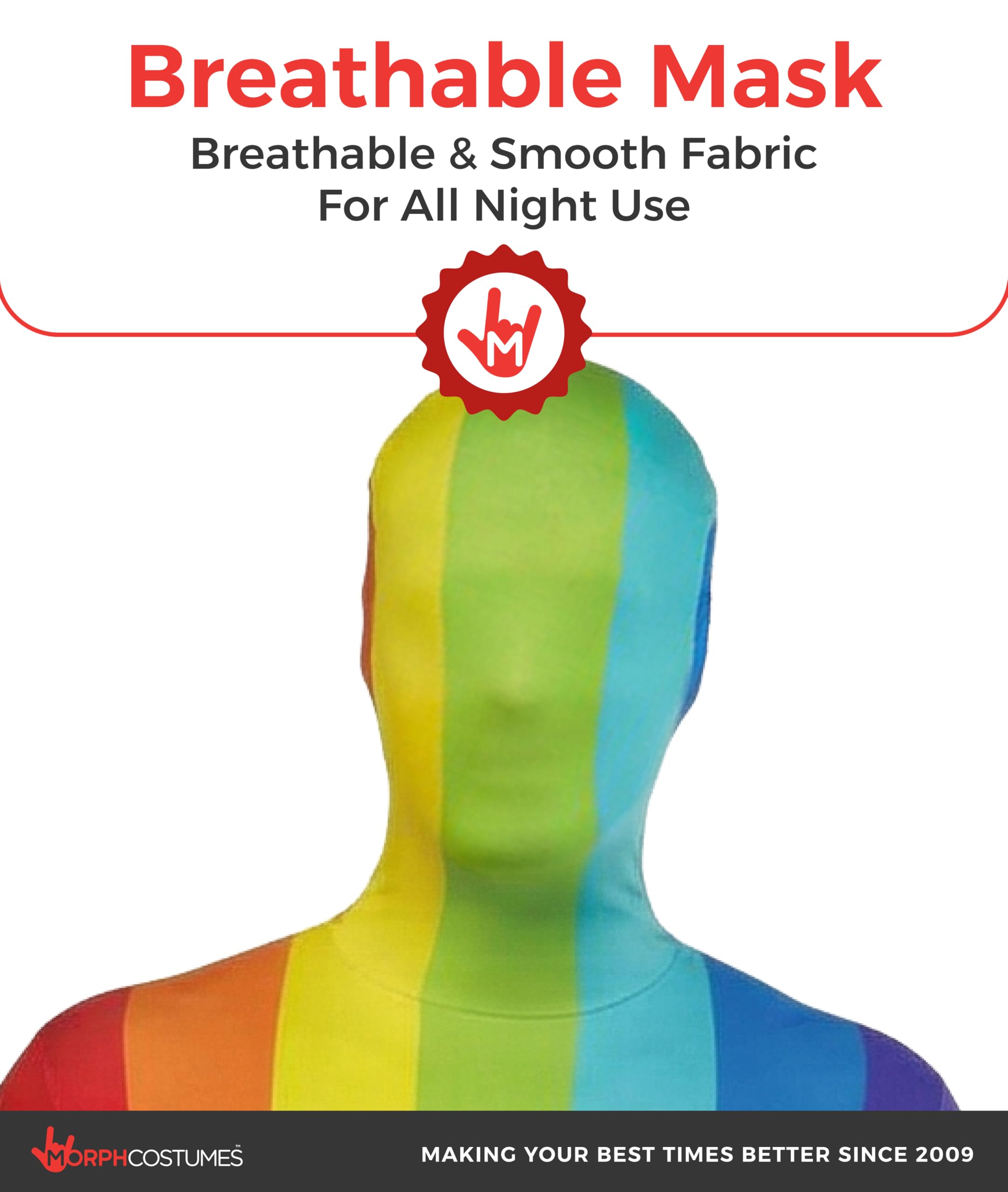 Morphsuits Rainbow Adult Costume, Rainbow Halloween Costume Adult, Zentai Rainbow Suit, Pride Outfit Morph Suits Adults - Image 4
