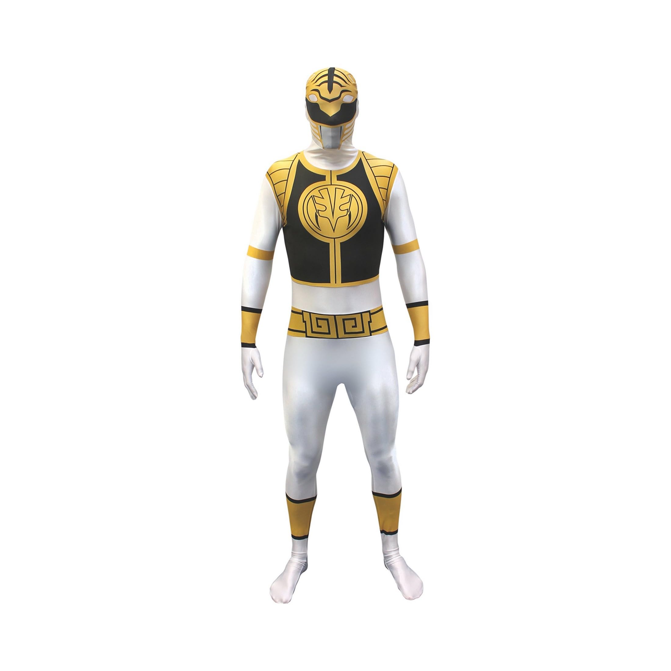 Morphsuits White Power Ranger Costume Adult Men, Power Ranger Costume Adult, Funny Costumes for Adults - Image 6