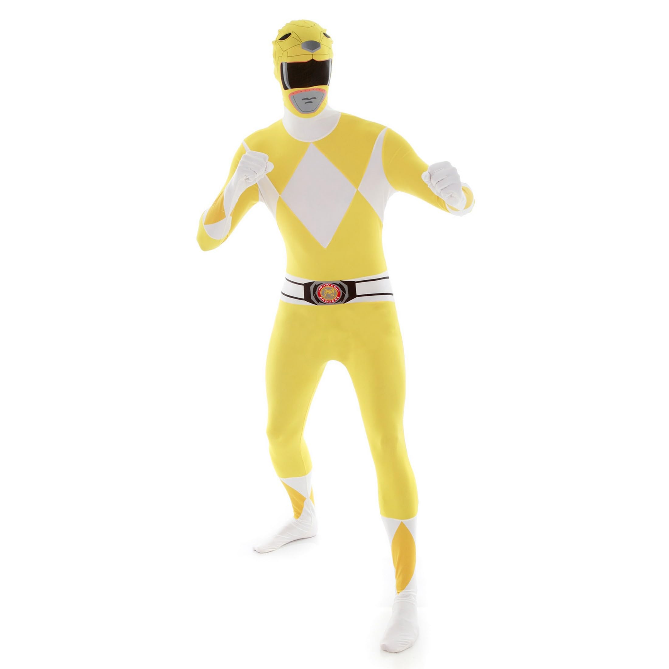 Morphsuits Yellow Power Ranger Costume Adult Men, Power Ranger Costume Adult, Funny Costumes for Adults - Image 8