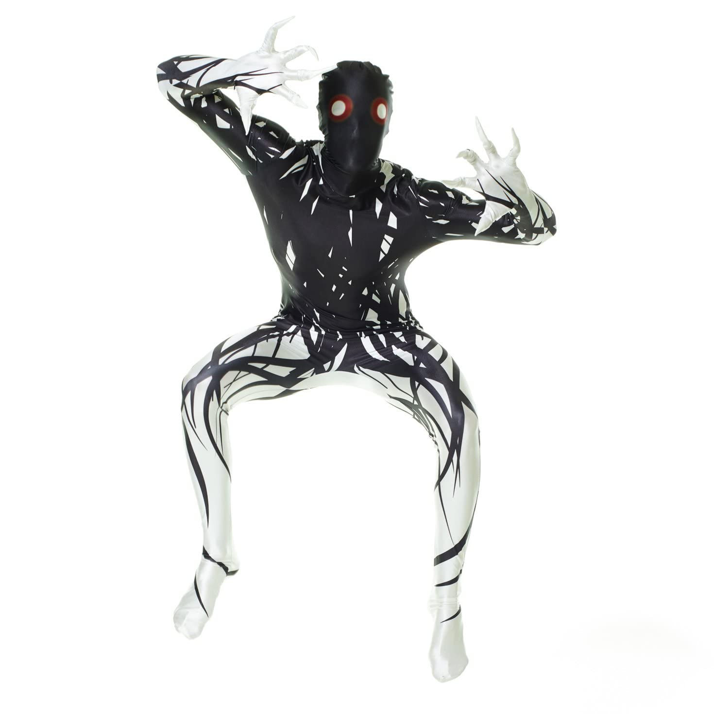 Morphsuits Zalgo Costume Adults, Skinwalker Costume Scary Morph Suits Adults, Zalgo Skin Suit, Shadow Demon Costume Adult - Image 2