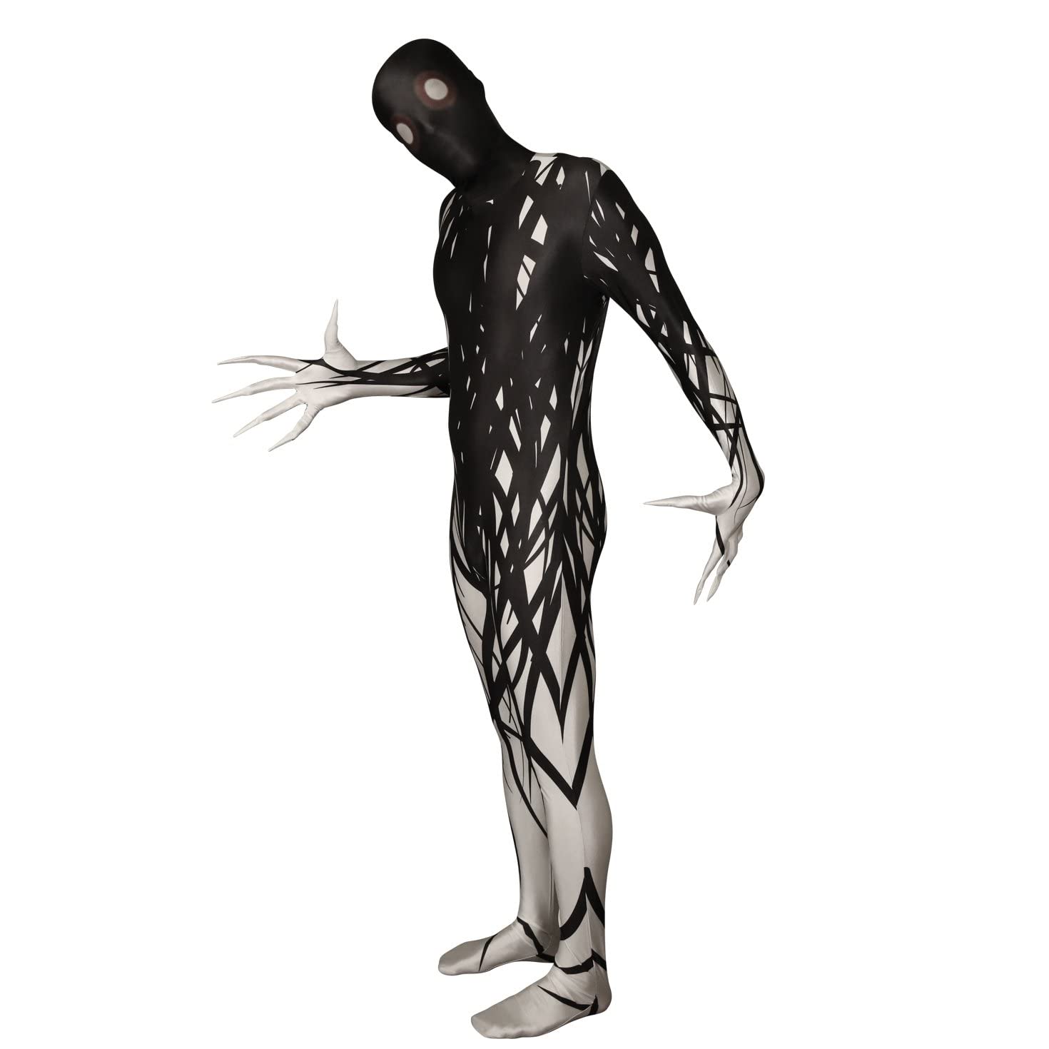 Morphsuits Zalgo Costume Adults, Skinwalker Costume Scary Morph Suits Adults, Zalgo Skin Suit, Shadow Demon Costume Adult - Image 5