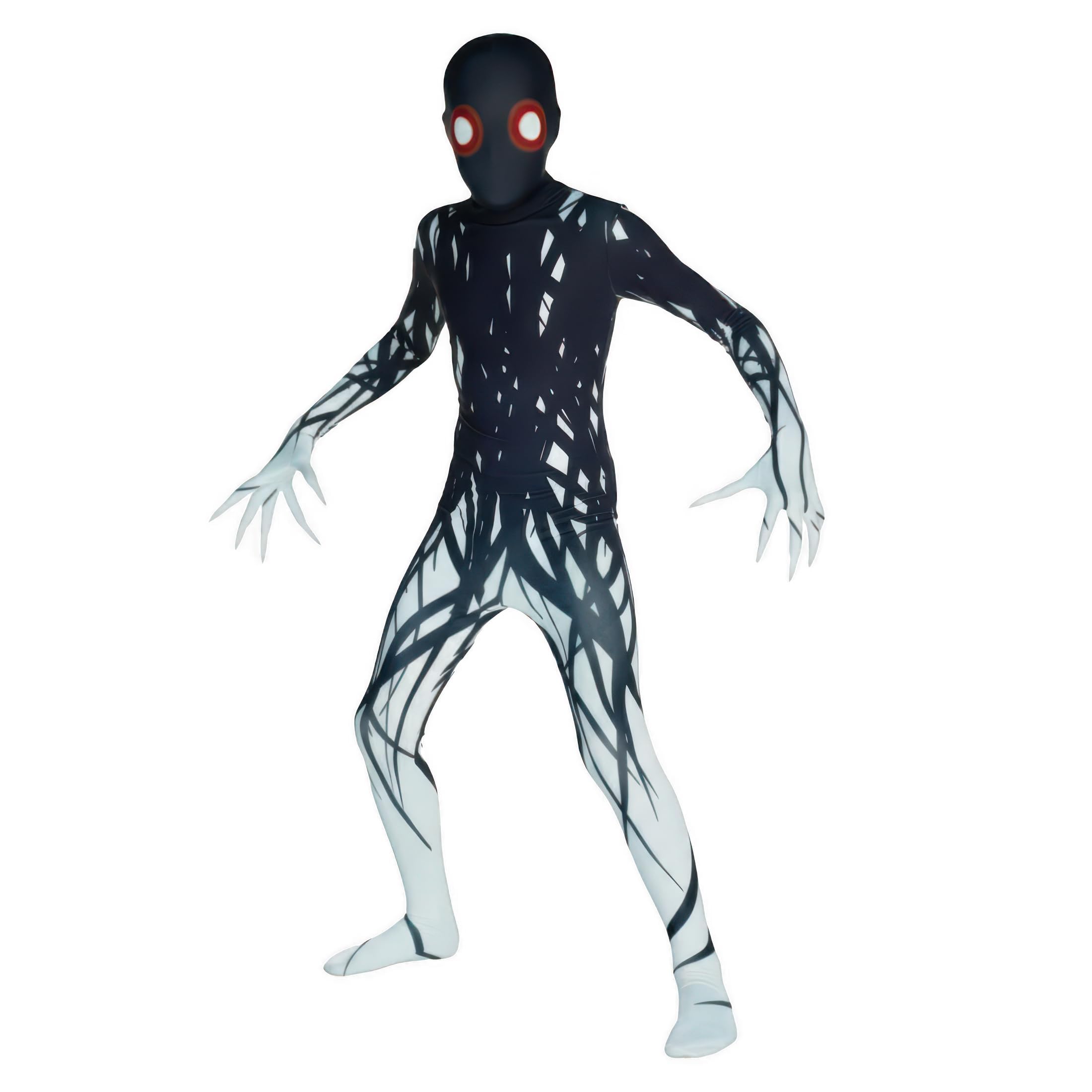 Morphsuits Zalgo Costume Kids, Demon Alien Costume, Kids Monster Costumes, Scary Costumes for Boys
