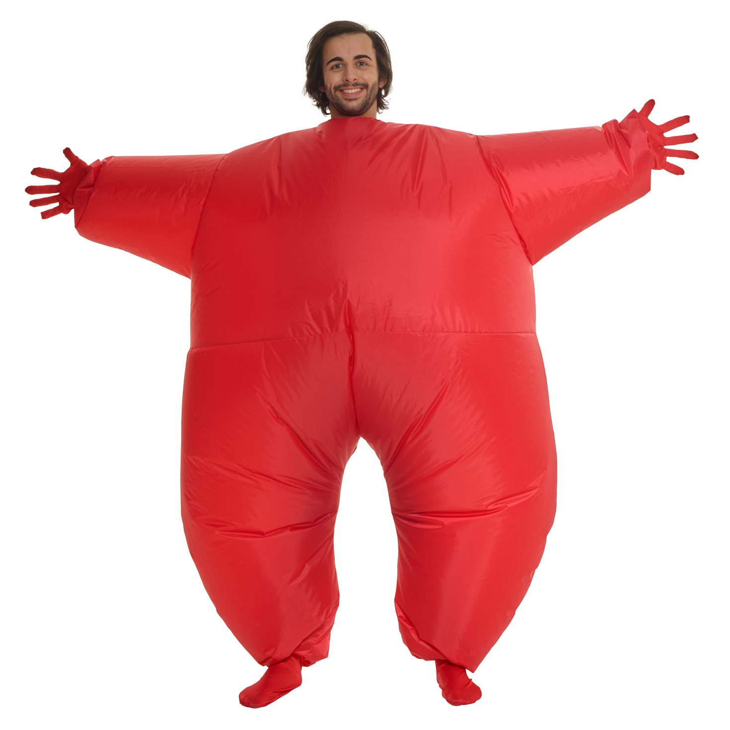 Red Light-Up Inflatable Megamorph Blow up Costume - One Size fits Most - Image 3