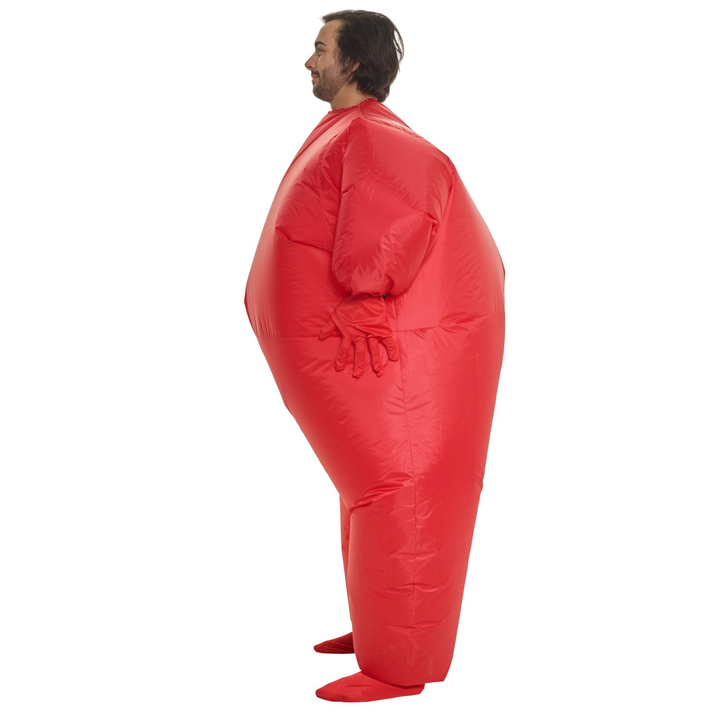 Red Light-Up Inflatable Megamorph Blow up Costume - One Size fits Most - Image 4