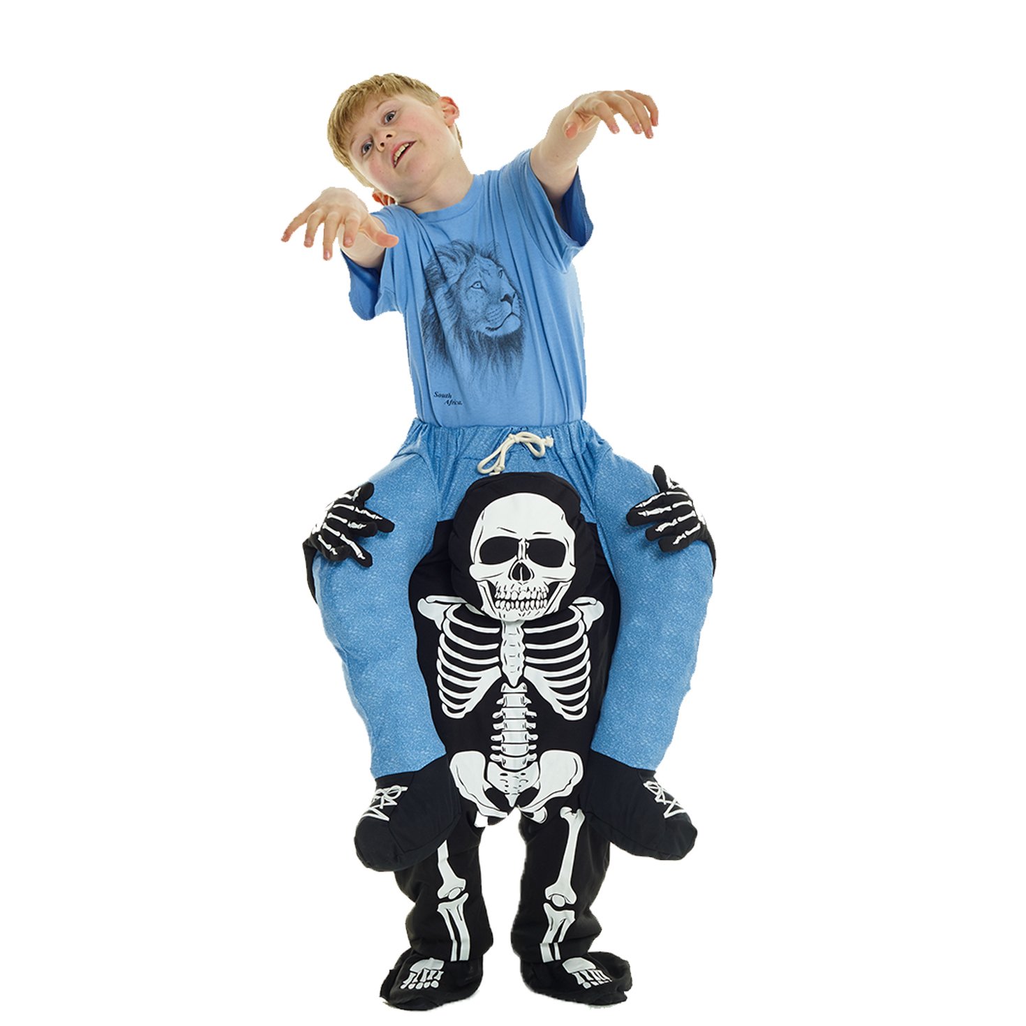 Skeleton Piggyback Costume Kids - Image 3