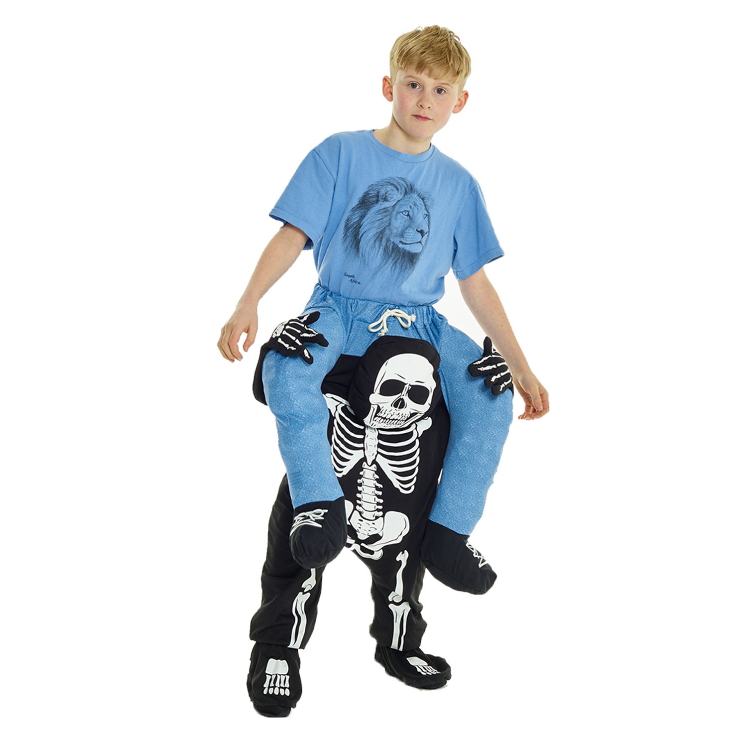 Skeleton Piggyback Costume Kids - Image 4