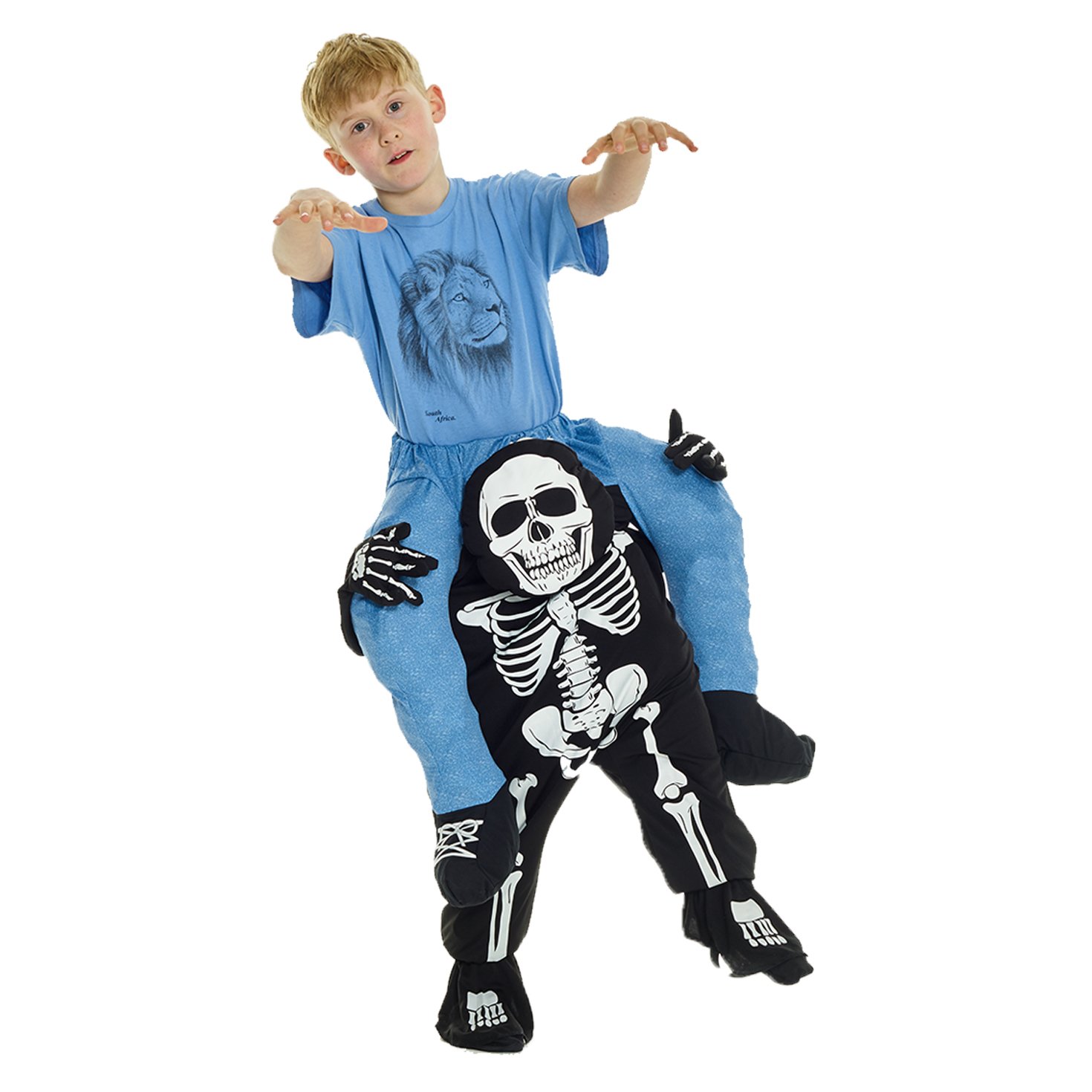 Skeleton Piggyback Costume Kids - Image 5